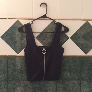 Avec Les Filles Black tank